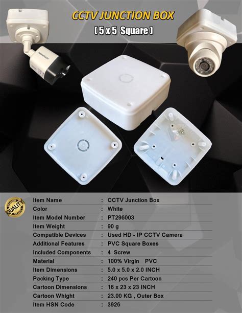 plastic waterproof junction box for ip camera|junction box for security cameras.